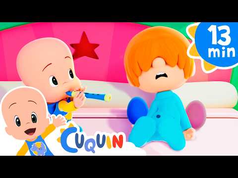 Dando vueltas en la cama con Diez Huevos Sorpresa Y más canciones con Cuquín !!