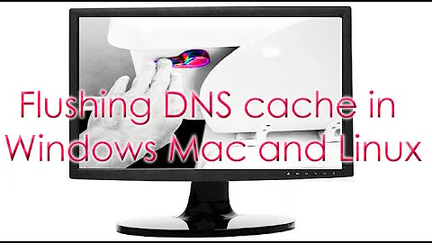 Flushing DNS cache in Windows Mac and Linux
