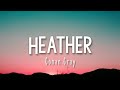 Conan gray  heather lyrics  pick a pitch music