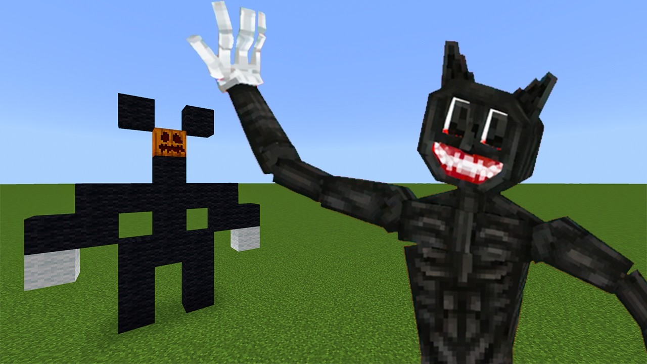 Cartoon Cat Addon in Minecraft PE