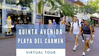 5th Avenue Playa del Carmen Mexico Walking Tour Quinta Avenida