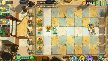 plants vs zombies 2 pyramid of doom level 2