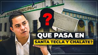 FUERTES DENUNCIAS contra el ALCALDE de SANTA TECLA con PRUEBAS que pasa en CHALATE centro?