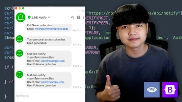 สอนทำระบบแจ้งเตือน Line ​Notify ด้วย  PHP + Bootstrap 5 ง่ายมากทำตามได้ทุกคน [ ตอนที่ 1 ] 👨‍💻💯