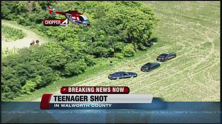 Teenager shot in Walworth County