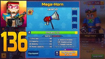 Pixel Gun 3D - Gameplay Walkthrough Part 136 - Mega-Horn