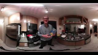 How to Make Annie's Macaroni and Cheese Without Milk or Butter - Samsung Gear 360 Video in 4k