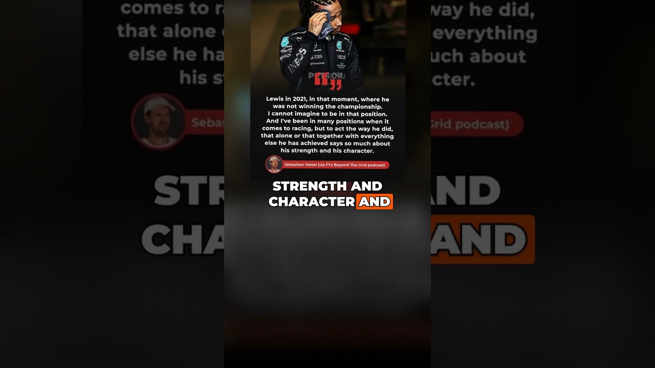 Себастьян Феттель хвалит Льюиса Хэмилтона, несмотря на его разбитое сердце в 2021 году в битве с ...