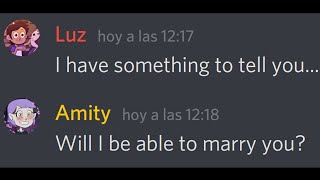 Luz And Amity If They Had Discord....