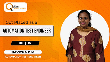 From Qspiders to Software Test Engineer: Navitha