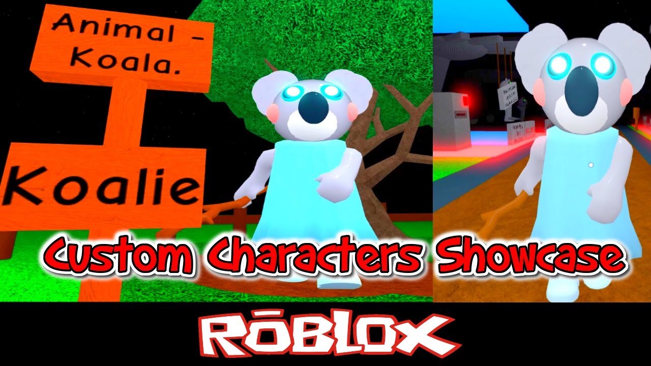 Koala Piggy Custom Characters Showcase By Tenuousflea Roblox Youtube - custom teddy roblox