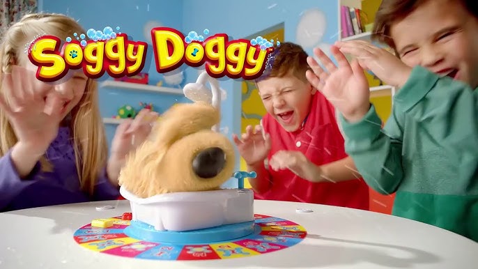 Soggy Doggy, The Showering Shaking Wet Dog Award-Winning Kids Game Board  Game for Family Night Fun Games for Kids Toys & Games, for Kids Ages 4 and  up