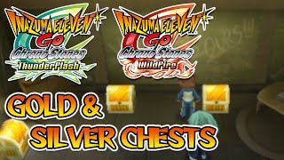 All Silver & Gold Chests - Inazuma Eleven GO Chrono Stones: Thunderflash & Wildfire screenshot 5
