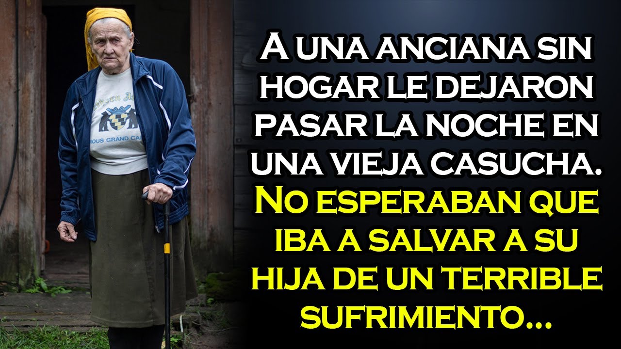 Una anciana se empapó bajo la lluvia y pidió refugio, y por la mañana...