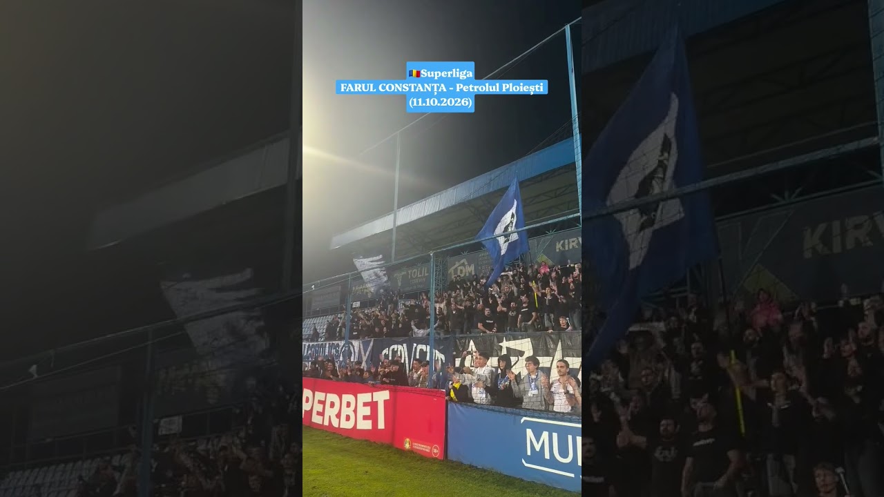 🔵⚪️Peluza Marină - Suntem noi Farul suntem noi | FARUL - Petrolul 3-1 | 11.10.2026