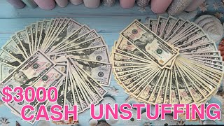 🌺CASH UNSTUFFING 🌺 | AUGUST 2026 | $3000 | MONEY BACK 2 BANK |  (August 02, 2026) | BUDGET W/ ME |