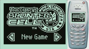 Splinter Cell Nokia 3410 JAVA GAME (Gameloft 2002 year) OLD RARE!!!!