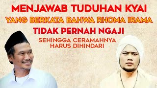 Menjawab Tudingan Sang Kyai Bahwa Rhoma Irama Tidak Pernah Mengaji.