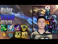 Ruler Adc Ezreal vs Varus lol KR solo rank Full Game 16.10 | 룰러 이즈리얼 vs 바루스