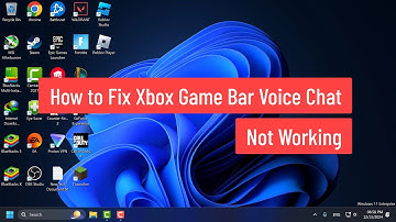How to Fix Xbox Game Bar Voice Chat Not Working on Windows 10/11 (2024)