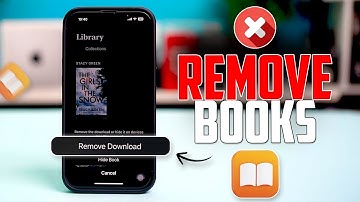 How to Remove Book from Apple Books on iPhone | Delete Book from Books App