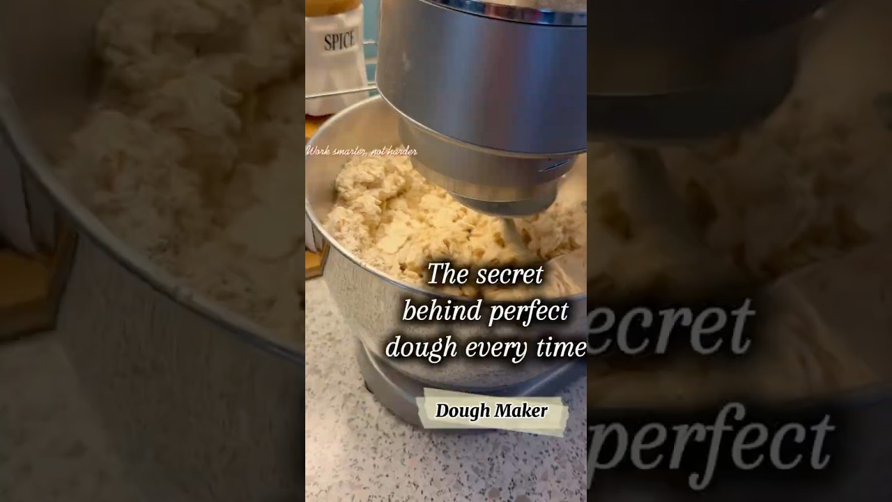 The secret behind perfect dough every time.👍