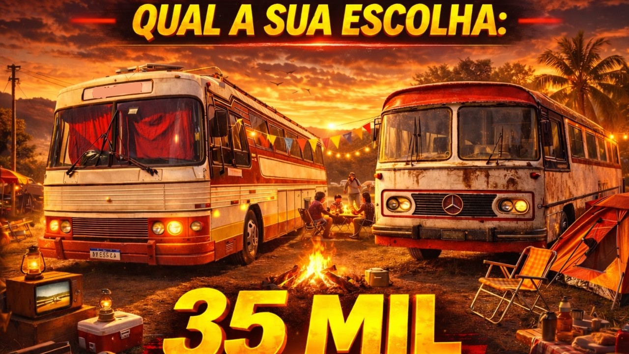 PARA TODOS OS BOLSOS; ÔNIBUS ANTIGOS MOTORCASA À VENDA.