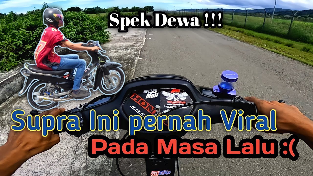 Tes Supra BorUp 115Cc,. Modifikasi Supra Legend