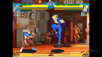 Chun Li VS Captain Commando | Marvel vs Capcom (neo geo) | EP-810 | #BlusterGameX