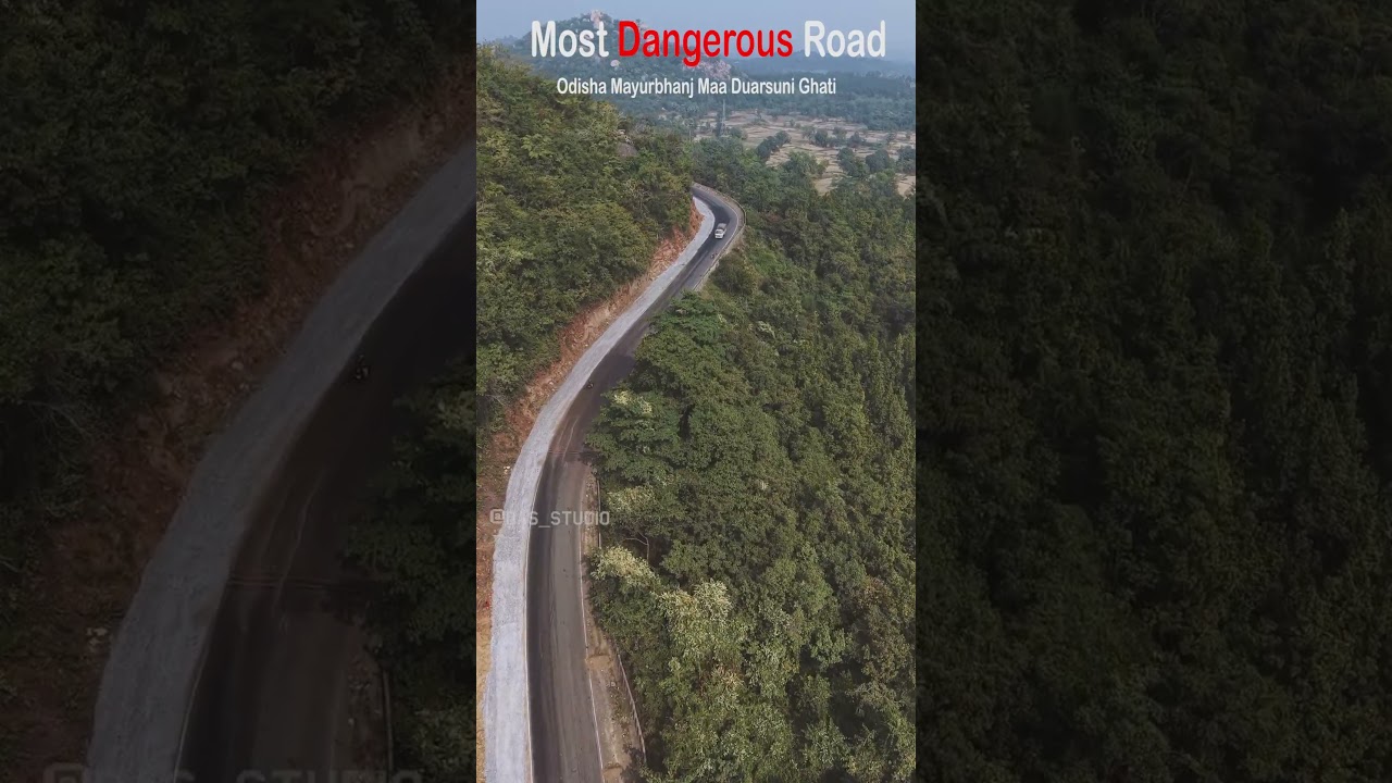 Most Dangerous Ghati Road In Odisha Mayurbhanj  Bangriposi #dangerousroads #roadtrip #danger