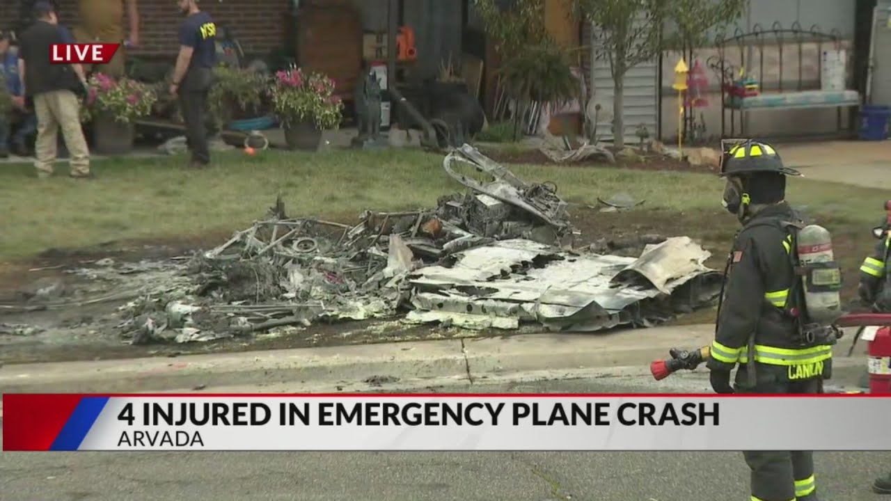 New details about plane crash in Arvada that left 4 injured - YouTube