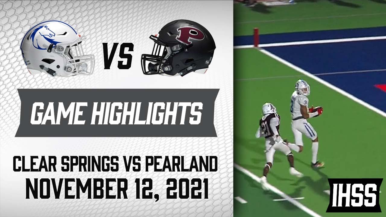 Clear Springs at Pearland - 2021 Week 12 Football Highlights