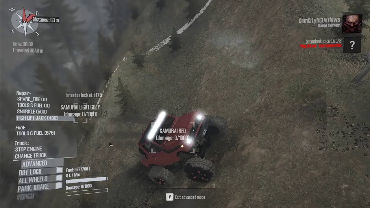Gem City RC Outlaws plays Spintires: Mudrunner