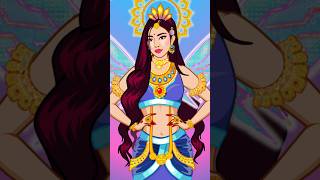 Winx Tecna's Indian look 😃💕💜. #winxclub #art #india #cartoon #purple