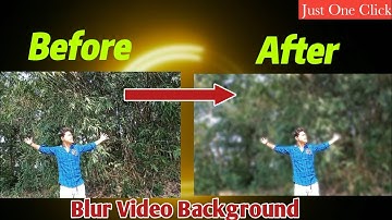 How To Blur Video Background Just 1 Click | কীভাবে ভিডিওর Background Blur করবেন ? DSLR Blur Effect