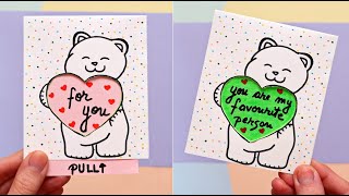 Surprise with a SECRET MESSAGE Valentine's Day Card | Perfect Gift Idea from paper