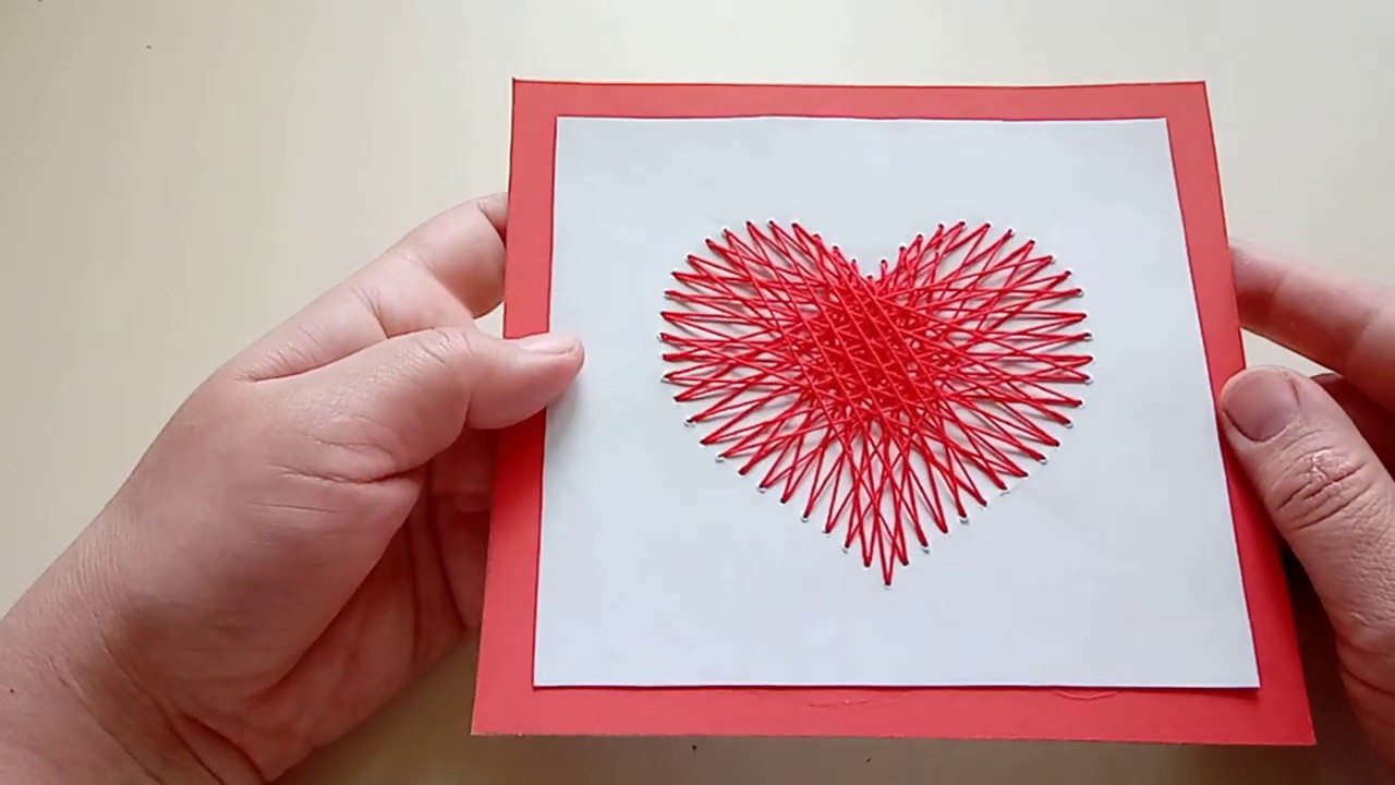 Мастер–класс по изготовлению новогодней открытки в технике «изонить»