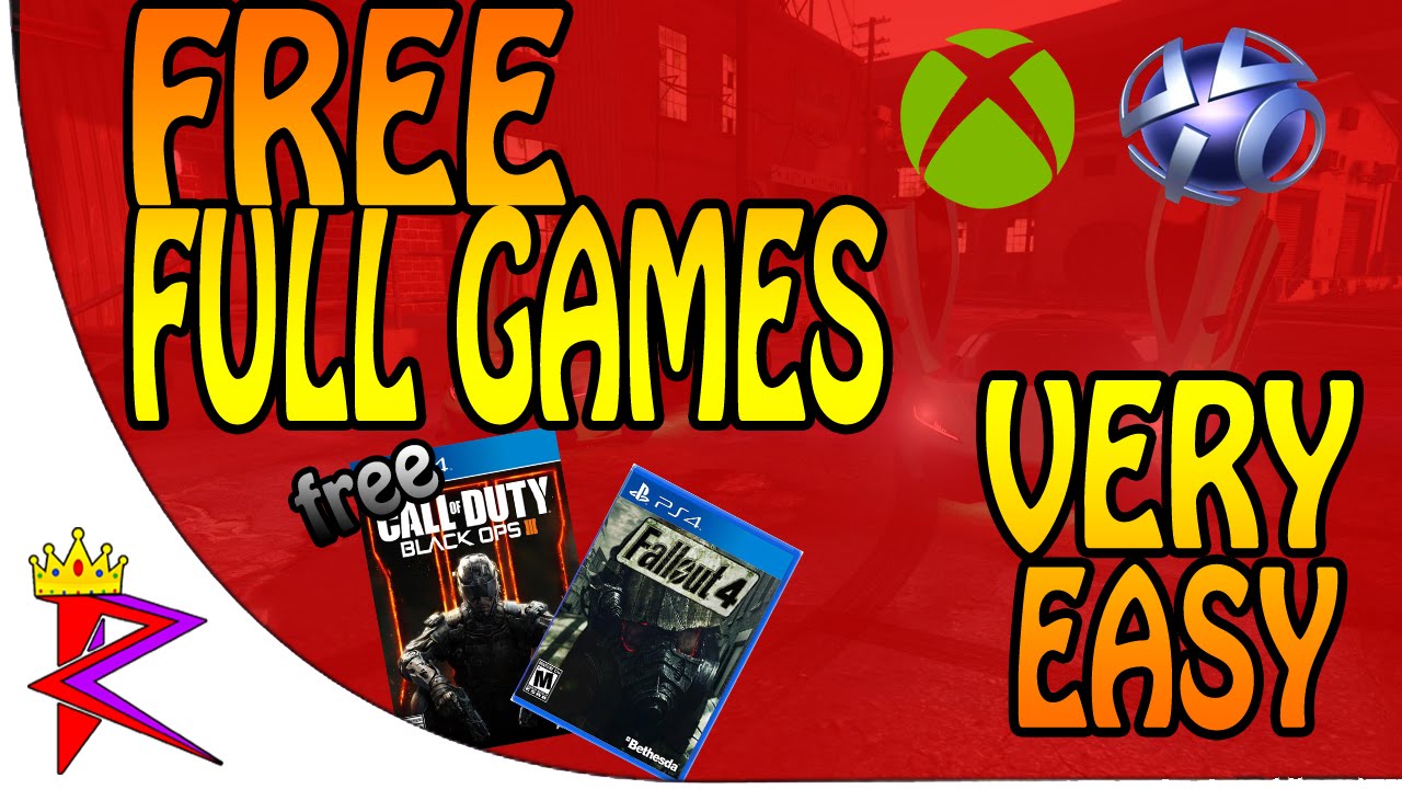 How to get FREE Ps4/Ps3/Xbox one/Xbox 360 Full Games playstation plus xbox live FREE YouTube