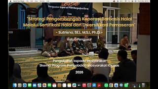 Sutrisno, SE I , M S I , Ph D  Strategi Pengembangan Koperasi 2026