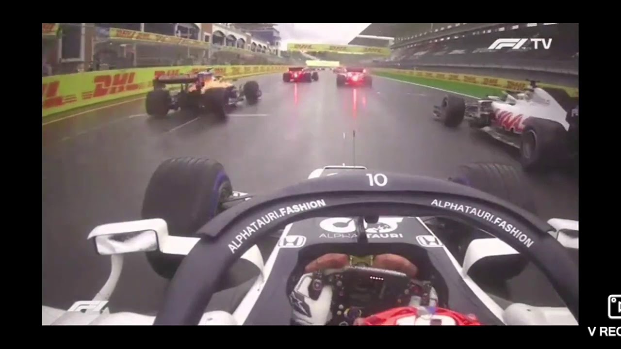 Pierre Gasly Turkey 2020 Start