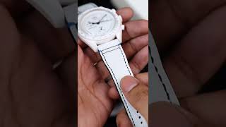 POV: This White Omega Is Pure Perfection 🤍✨ #omega #watchlife #luxury