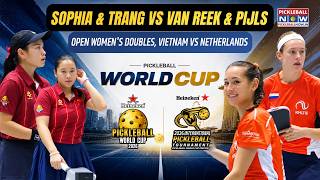 Vietnam vs Netherlands Clash! Sophia-Trang vs Roos-Pijls in Fierce Women's Doubles World Cup Battle!