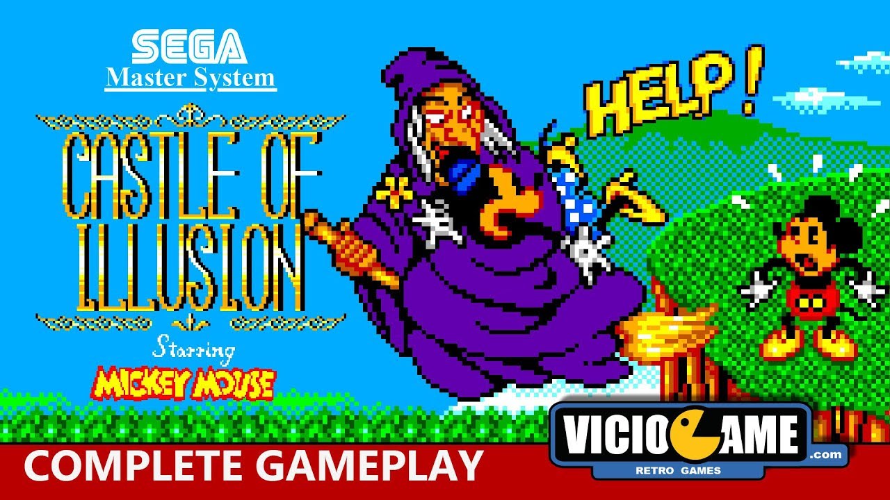 Castle Of Illusion Pour Sega Master System - Mickey Mouse - PAL Complet Bon état