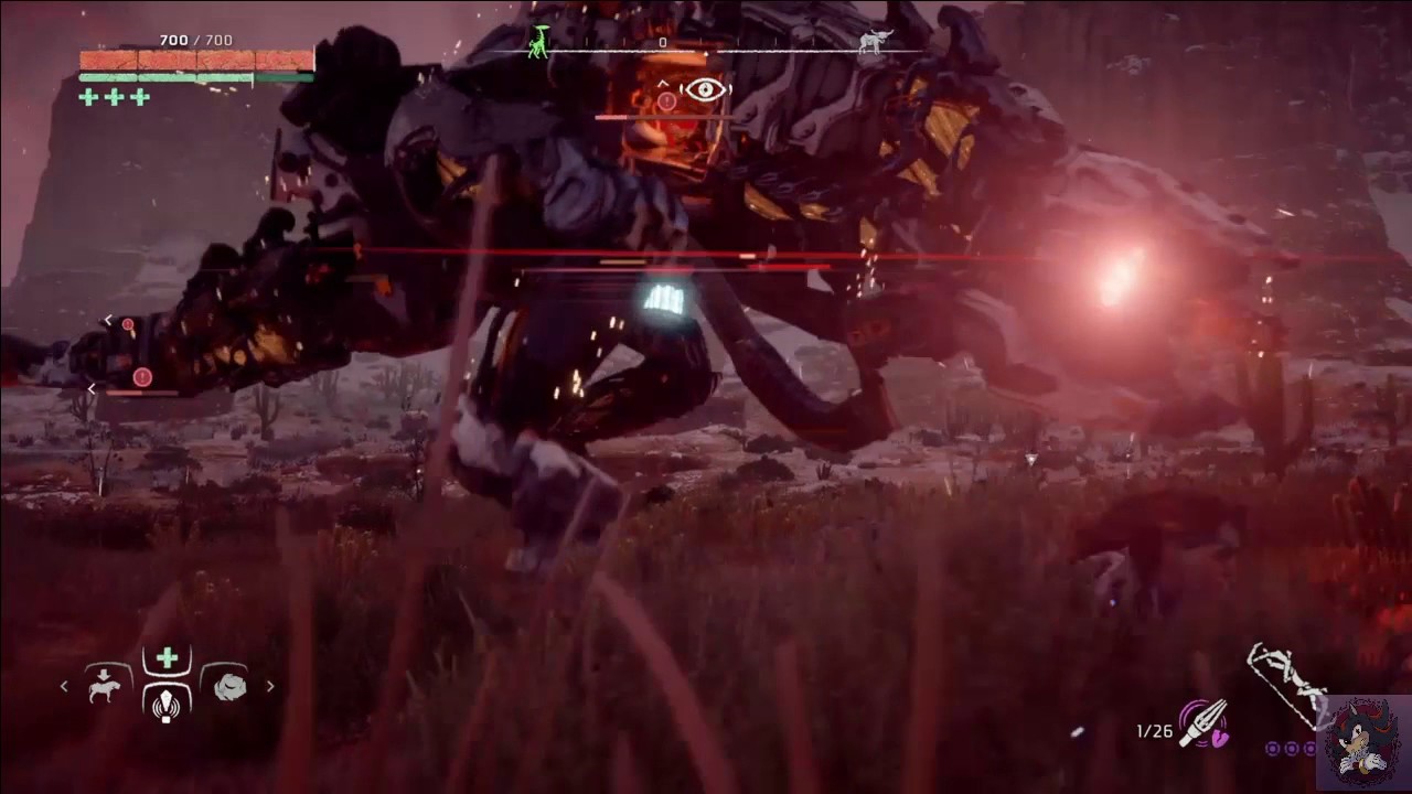 Horizon Zero Dawn - Fighting two Thunderjaws