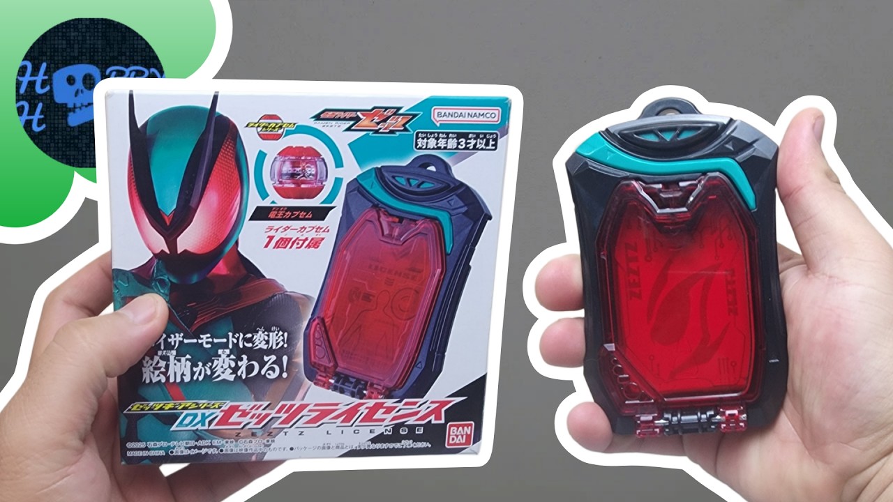 Review Dx Zeztz License Tấm Thẻ Định Danh Kamen Rider Zeztz.