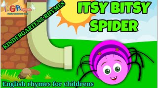 Itsy bitsy spider rhymes in english | english rhymes for childrens | english childrens song