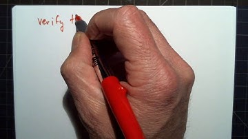 Calculus Jordan 6.1:Verifying Solutions of Differential Equations. Drawing Slope fields