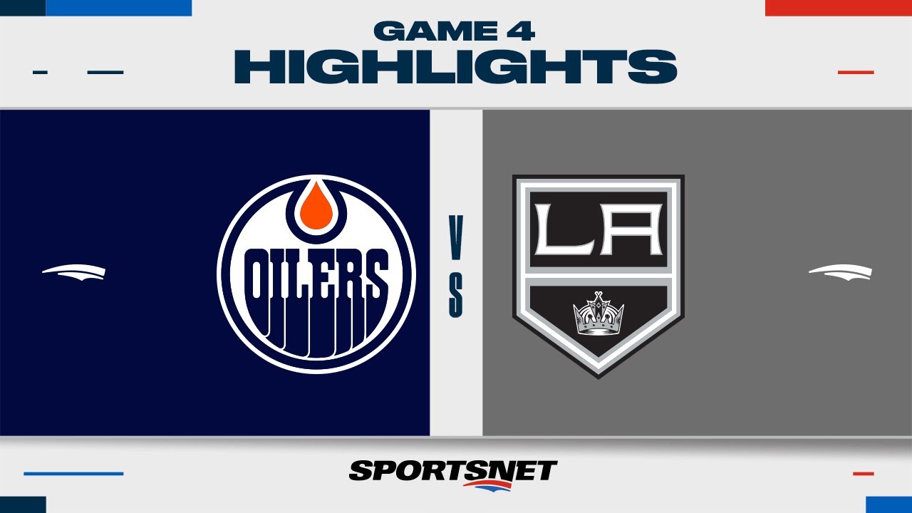 NHL Game 4 Highlights  Oilers vs Kings   April 28 2024