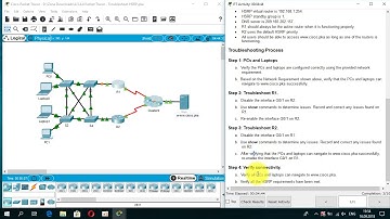 4.3.4.4 - 3.4.3.5 Packet Tracer - Troubleshoot HSRP