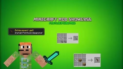 Minecraft Mod Showcase FlintLock Guns Mod